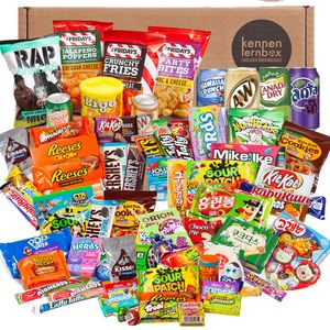 Holy Sweet Box | Kennenlernbox mit 75 beliebten Süßigkeiten aus USA und Korea | Geschenkidee für besondere Anlässe wie zum Geburtstag