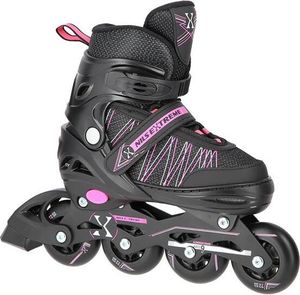 2in1 Inlineskates/Schlittschuhe Nils Extreme NH11912A Schwarz/Pink Gr. 31-34 verstellbar