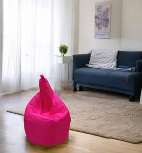 Einfarbiger Sitzsack, Farbe Fuchsia, Maße 80 x 120 x 80 cm