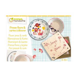 DIY Kreativbox  Blumenpresse Karten Dekoration Set für Kinder von Avenue Mandarine