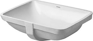 Duravit Einbauwaschtisch STARCK 3 mit Überlauf, ohne Hahnlochbank, 490 x 365 mm, ohne Hahnloch weiß 0305490000