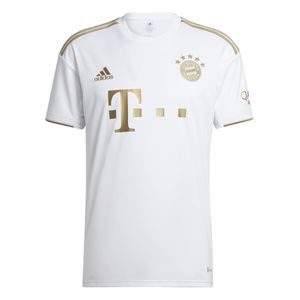 adidas FC Bayern München Auswärtstrikot 2022/23 white/gold XXL