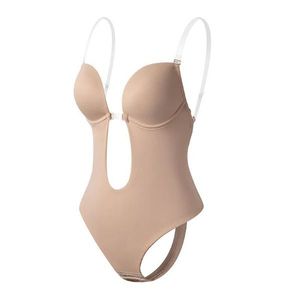 Dámské body s otevřenými zády - SILKLINE Beige S