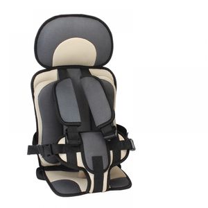 Leap Auto-Kindersitz, einfacher tragbarer Auto-Sicherheitsgurt, 0–12 Jahre alter Auto-Sicherheitsgurtschutz, Sicherheitsgurt-Einsteller, faltbarer, leichter Reise-Autositz für Kleinkinder - Klein, hellgrau