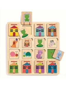 DJECO Spiele & Puzzle Zuordnungsspiel Cabanimo Legespiele Spiele Kinder