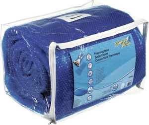 Pool-Thermoabdeckplane Planet Pool für Oval- oder Achtformbecken 610x375 cm blau
