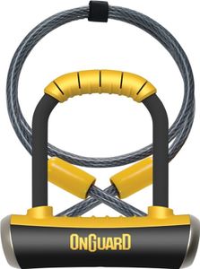 Bügelschloss Onguard Pitbull Mini DT8008 90 x 140mm, Ø 14mm, mit Seil und Halter