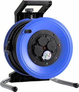 HEDI K3000TF Kunststoff-Kabeltrommel Plus 320, leer, spritzwassergeschützt