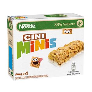 Nestlé Cini Minis Cerealien Riegel mit Zimtgeschmack 4 x 25g 100g