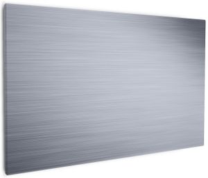 Wallario Premium Leinwandbild Muster aus grauen Streifen - Schraffur in Größe 60 x 90 cm