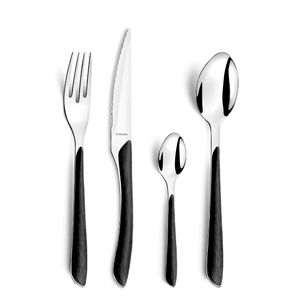 Amefa Besteckset 24-teilig holz, schwarz 2274 ECLAT NATURE