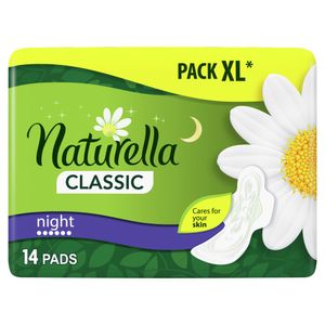 Podpaski higieniczne Naturella Classic Night ze skrzydełkami 14 szt.