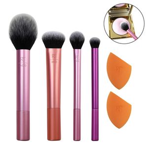 Pinselset Makeup Professionelles Foundation Make up Pinsel Set Premium Puderpinsel Lidschatten Blush Schminkpinsel Set(6  Stück)