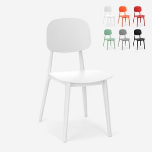 Polypropylen Stuhl in modernem Design für Küche Garten Bar Restaurant Geer