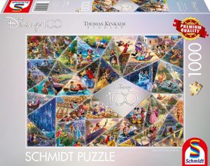 Schmidt Spiele Spiele & Puzzle Thomas Kinkade, Disney Mosaic, 1.000 Teile Puzzle, LIMITED EDITION Puzzle Puzzle Erwachsenen nbg110722
