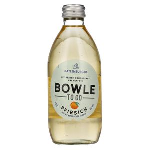 Katlenburger Bowle To Go Pfirsich mit reinem Fruchtsaft 330ml