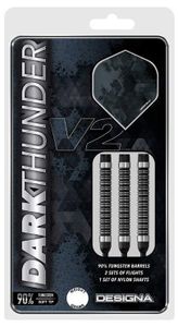 Designa Dark Thunder V2 20g 90% Wolfram Soft Dart D9219