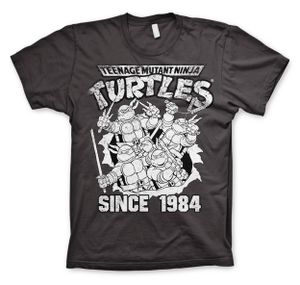 TMNT Distressed Since 1984 T-Shirt - X-Large - Dark-Grey