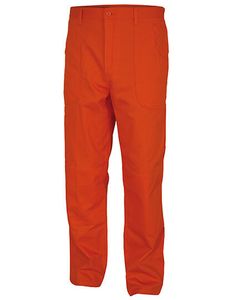 Klasické pracovní kalhoty, oranžová, 62