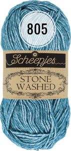 Scheepjes Stone Washed 50g (805) Blue Apatite