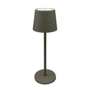 Coen Bakker Tischlampe usb dimmbar touch Metall taupe 3 Lichtfarben 40 LEDs 26cm