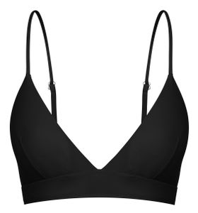 Yenita® Triangel Bikini - Top M Schwarz