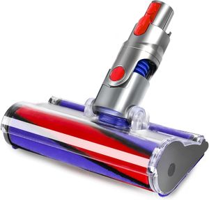 Staubsaugerkopf, Bodendüse Zubehör für Dyson V11 V10 V8 V7 V15 schnurlosen Staubsaugern, flauschiger Kopf, geeignet für Hartholz, Vinylboden