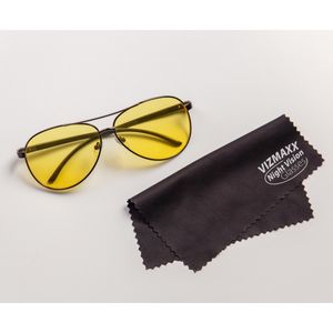 Vizmaxx® Autofahrerbrille Tag- und Nachtsicht-Brille mit UV Schutz Kontrastverstärkende Brille, Blendschutz Sonnenbrille für Auto Fahren, Angeln, Golf - Aus der TV Werbung