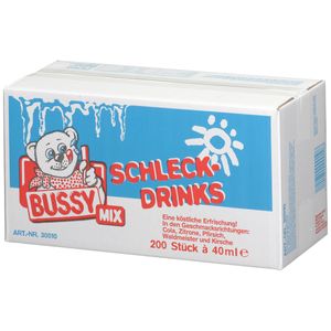 Bussy Mix Schleckdrinks Colageschmack oder Fruchtgeschmack 200 x 40ml