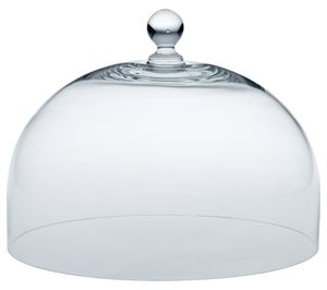IRKMANN Glashaube, rund, Ø 29 cm, H 22,3 cm, schützt Gebäckstücke, zur dekorativen Präsentation, 441