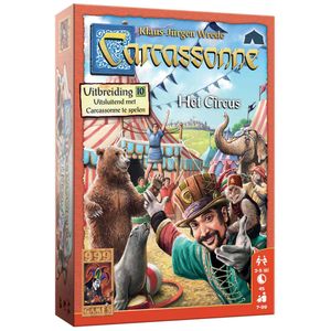 999 Games brettspiel Carcassonne: Der Zirkus, Farbe:Multicolor