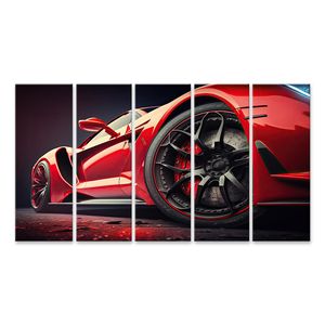 Roter Sportwagen passend für Ferrari Bilder