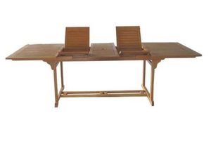 Gartentisch LIBERIA, Holztisch aus kontrolliertem Eukalyptusholz, 180-220-260/110 cm, ausziehbar