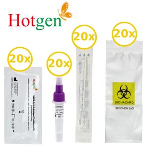 20 x Hotgen Antigen Schnelltest - Nasaler Selbsttest für den Laien. AT1236/21 CE0123