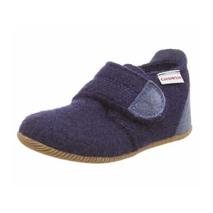 Giesswein 64-10-45200 Oberstaufen Baby Hausschuhe Hüttenschuhe Wolle , Größe:22, Farbe:Blau