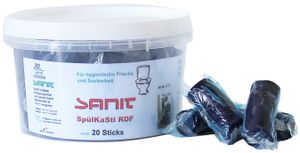 Sanit SpülKaSti RDF Wasserkasten Sticks zu Geberit Duofresh Einschub 20 Stück 3372