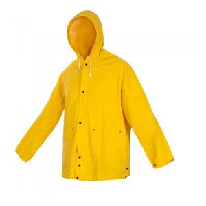 Regenjacke aus PVC mit Taschen Gelb XXL