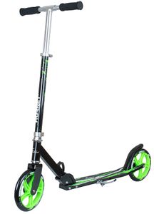 Hudora 14929/02 Scooter Hornet 205,grün,neuer Faltmechanismus