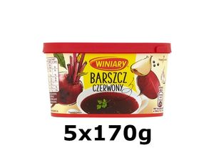 HurtowniaPL Winiary barszcz czerwony instant "Barszcz" 5x170g