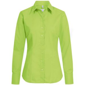 Greiff Corporate Wear BASIC Damen Business-Bluse Langarm Kentkragen Regular Fit Baumwollmix ® pflegeleicht Apfelgrün 40