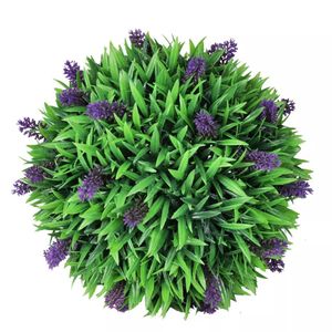 vidaXL Kula ze sztucznego bukszpanu z lawendą 2 szt. 30 cm vidaXL Kula ze sztucznego bukszpanu z lawendą 2 szt. 30 cm