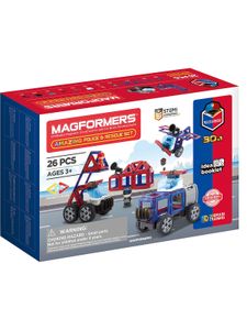 MAGFORMERS Spielwaren Magformers Amazing Police & Rescue Set Magnetbaukästen Konstruktionspielzeug kreativlern Magformers Amazing Police & Rescue Set spielzeugknaller