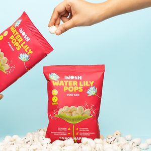 Lotus Pops Pink Salt 30g Popcorn inkl. Veggie Sweets Bienenfutter Vegan Palmölfrei Glutenfrei Industriezuckerfrei