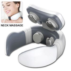 Massagegerät Nacken Schulter Halswirbel Elektrisch Shiatsu Wärmefunktion 4D USB
