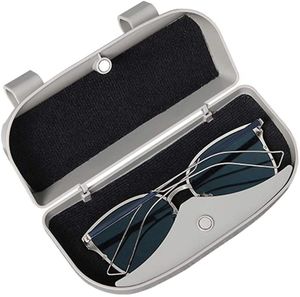 Brillenhalter für Auto Sonnenblende Universal Auto Sonnenbrille Brillenetui Aufbewahrungsbox Organizer