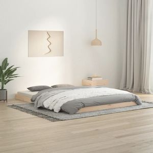 vidaXL Posteľ z masívu 140x200 cm Borovica