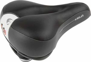 Sattel Velo, Damen, Newport Gemini, schwarz/grau, Velo, 250350