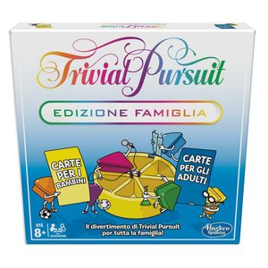 Hasbro Gaming Trivial Pursuit Family Edition, Familienbrettspiel, triviale Herausforderung, für 8 Jahre und älter, für 2 oder mehr Spieler