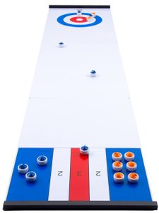 Engelhart spielbrett für Curling und Shuffle weiß 180 x 39 cm