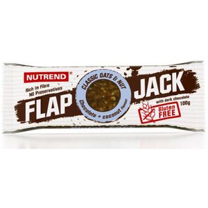 Nutrend Flapjack Gluten Free 100 g Schokolade-Kokosnuss / Energieriegel / Leckerer Haferflockenriegel ohne Gluten